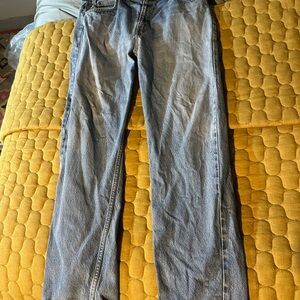 Vintage 70s orange tab Levi blue jeans